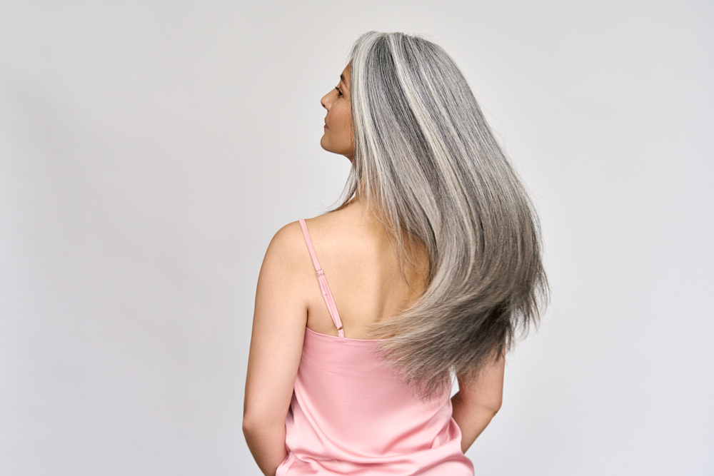 embracing grey hair